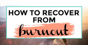 burnout recovery